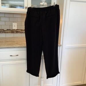 Banana Republic Black Elastic Waist Pants Size Large